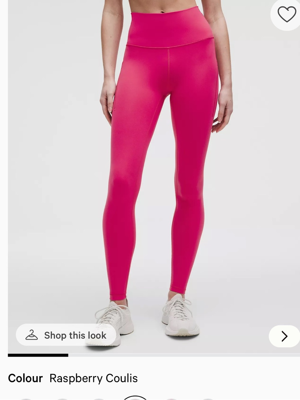 Lululemon leggings Wunder Train High-Rise Tight with Pockets 28"